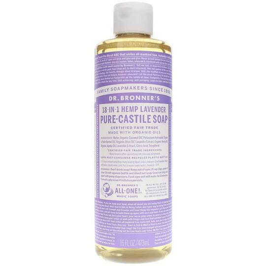 18-In-1 Hemp Pure Castile Soap, DRBM